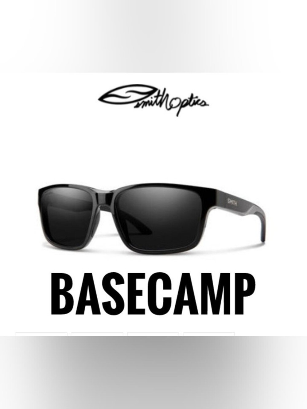 SMITH Optics Basecamp Men's Black Sunglasses